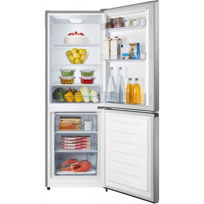 Холодильник з нижн. мороз. камерою Gorenje, 161х55х56см, 2 двері, 160(79)л, А++, механіч.  упр. , Зона св-ті, сірий