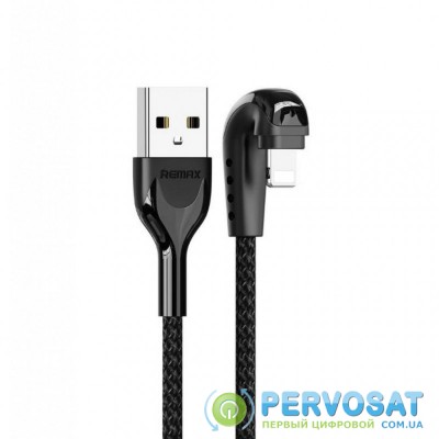 Дата кабель USB 2.0 AM to Lightning 1.0m Heymanba Remax (RC-097I-BLACK)