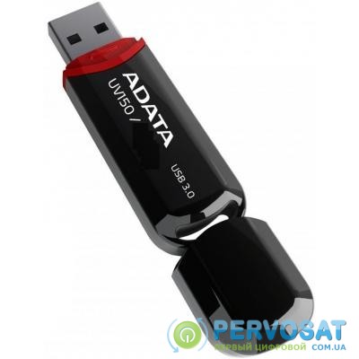 USB флеш накопитель A-DATA 16Gb UV150 Black USB 3.0 (AUV150-16G-RBK)