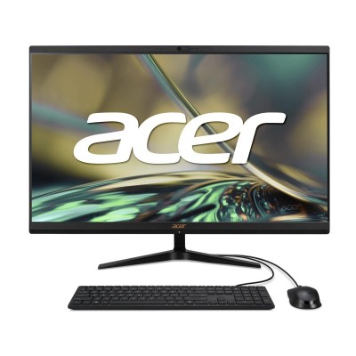 Персональний комп'ютер моноблок Acer Aspire C27-1700 27" FHD, Intel i5-1235U, 8GB, F256GB, UMA, WiFi, кл+м, Lin, чорний