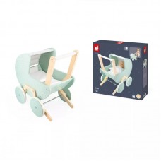 Візок Janod для ляльки м'ятний Візок Janod для ляльки м'ятний