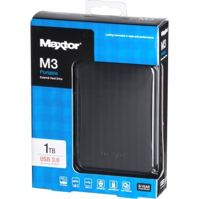 Зовнішній жорсткий диск 2.5" 1TB Seagate (STSHX-M101TCBM)