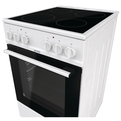 Плита Gorenje EC5151WG/склокераміка/ 50х60/ духовка - 70 л/гриль/ багаторівневе приготування/ білий