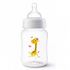 Пляшечка для годування Philips AVENT Anti-colic з декором Жираф 260 мл (SCF821/12) Пляшечка для годування Philips AVENT Anti-colic з декором Жираф 260 мл (SCF821/12)