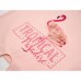 Футболка дитяча Smile одяг з фламінго (3130-134G-peach)