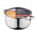 Каструля Ardesto Gemini Gourmet, скляна кришка, 5.2 л, нержавіюча сталь