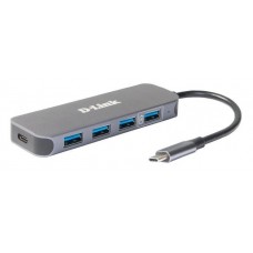 USB-Концентратор D-Link DUB-2340 3xUSB3.0, 1xUSB3.0 (Швидка зарядка), 1xUSB-C/PD, USB-C USB-Концентратор D-Link DUB-2340 3xUSB3.0, 1xUSB3.0 (Швидка зарядка), 1xUSB-C/PD, USB-C