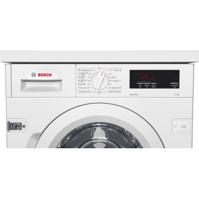 Пральна машина Bosch вбудовувана фронтальна, 8кг, 1200, C, 55см, дисплей, білий