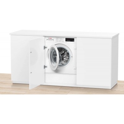Пральна машина Bosch вбудовувана фронтальна, 8кг, 1200, C, 55см, дисплей, білий