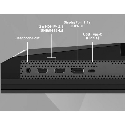 Монітор MSI 31.5" MAG 322UP-E16 2xHDMI, DP, USB-C, Audio, QD-OLED, 3840x2160, 165Hz, 0.03ms, sRGB 138%, FreeSync, HAS, HDR400 Монітор MSI 31.5" MAG 322UP-E16 2xHDMI, DP, USB-C, Audio, QD-OLED, 3840x2160, 165Hz, 0.03ms, sRGB 138%, FreeSync, HAS, HDR400