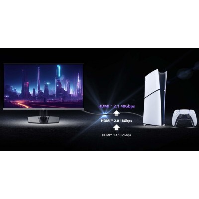 Монітор MSI 31.5" MAG 322UP-E16 2xHDMI, DP, USB-C, Audio, QD-OLED, 3840x2160, 165Hz, 0.03ms, sRGB 138%, FreeSync, HAS, HDR400 Монітор MSI 31.5" MAG 322UP-E16 2xHDMI, DP, USB-C, Audio, QD-OLED, 3840x2160, 165Hz, 0.03ms, sRGB 138%, FreeSync, HAS, HDR400