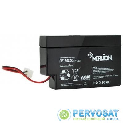 Батарея к ИБП Merlion 12V-0.8Ah (GP1208СС)
