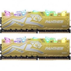 Модуль пам'яті для комп'ютера DDR4 16GB (2x8GB) 3000 MHz Panther Rage RGB Silver-Golden Apacer (EK.16G2Z.GJMK2)