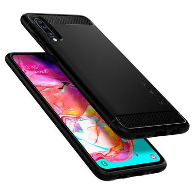 Чохол до моб. телефона Spigen Galaxy A70 Rugged Armor, Matte Black (620CS26386)