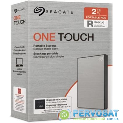 Внешний жесткий диск 2.5" 2TB One Touch USB 3.2 Seagate (STKB2000401)