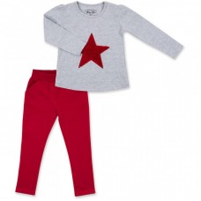 Набір дитячого одягу Breeze з об'ємною аплікацією (8401-98G-gray) Набір дитячого одягу Breeze з об'ємною аплікацією (8401-98G-gray)