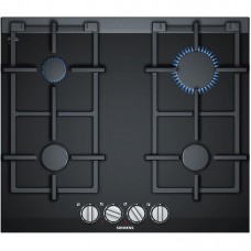 Вбудовувана газова поверхня Siemens ER6A6PD70R - Ш-60см./4 конфорки/чавун/символьні дисплеї/чорне скло
