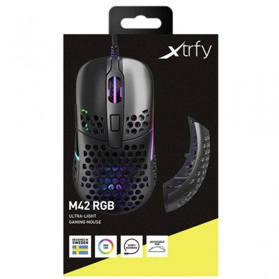 Мышка Xtrfy M42 RGB Black (XG-M42-RGB-BLACK)