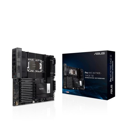 Материнcька плата ASUS PRO WS W790E-SAGE SE s4677 W790 8xDDR5 M.2 D-Sub EEB