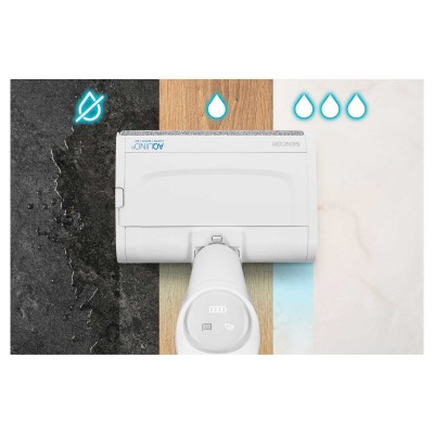 Пилосос Sencor безпровідний миючий, конт для води-0.4л, автон. робота до 40хв, вага-2.8кг, НЕРА, білий