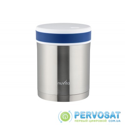 Nuvita Термос металлический для еды (1000мл, 2 контейнера, нерж.cталь, с термосумкой)