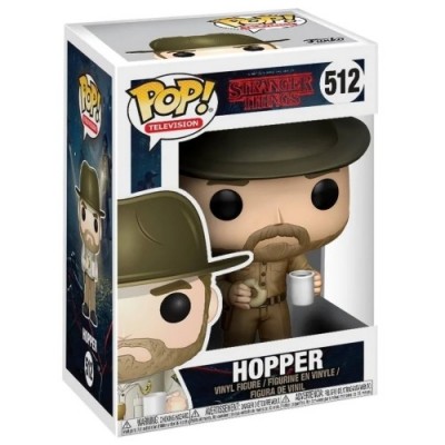 Фігурка Funko POP! TV Stranger Things Hopper w/ Donut 14425