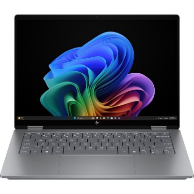 Ноутбук HP OmniBook X Flip x360 14-fk0003ua 14" 3K OLED Touch, AMD AI 5 340, 16GB, F1TB, UMA, Win11, сірий