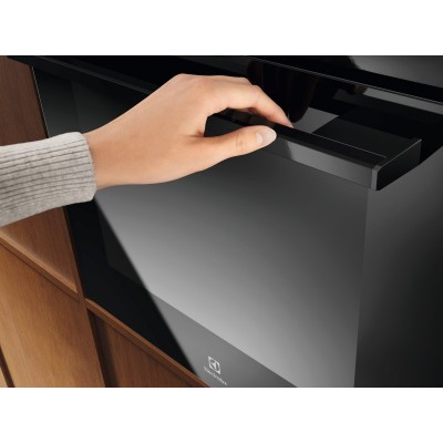 Духова шафа Electrolux електрична, 65л, A, дисплей, конвекція, телескопічні напрямні, чорний