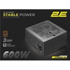 Блок живлення 2E GAMING Stable Power ATX3.1 (600W), >85%, 80+ Bronze, 120мм, 1xMB 24pin(20+4), 2xCPU 8pin(4+4), 3xMolex, 6xSATA, 2xPCIe 8pin(6+2) Блок живлення 2E GAMING Stable Power ATX3.1 (600W), >85%, 80+ Bronze, 120мм, 1xMB 24pin(20+4), 2xCPU 8pin(4+4), 3xMolex, 6xSATA, 2xPCIe 8pin(6+2)