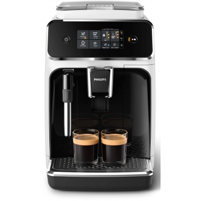 Кавомашина Philips Series 2300, 1.8л, зерно+мелена, дисплей, авторецептів -2, білий Кавомашина Philips Series 2300, 1.8л, зерно+мелена, дисплей, авторецептів -2, білий