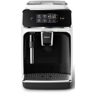 Кавомашина Philips Series 2300, 1.8л, зерно+мелена, дисплей, авторецептів -2, білий Кавомашина Philips Series 2300, 1.8л, зерно+мелена, дисплей, авторецептів -2, білий