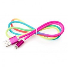 Дата кабель USB 2.0 AM to Lightning 1.0m rainbow nylon Vinga (VCPDCLCOLNB1RS) Дата кабель USB 2.0 AM to Lightning 1.0m rainbow nylon Vinga (VCPDCLCOLNB1RS)
