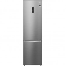 Холодильник с нижн. мороз. камерою LG GW-B509SMUM, 203х68х60см, 2 дв., Холод.відд. - 277л, Мороз. відд. - 107л, A++, NF, Інв., Зона свіжості, Зовнішній дисплей, Платиново-сірий Холодильник с нижн. мороз. камерою LG GW-B509SMUM, 203х68х60см, 2 дв., Холод.відд. - 277л, Мороз. відд. - 107л, A++, NF, Інв., Зона свіжості, Зовнішній дисплей, Платиново-сірий