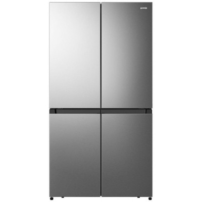 Холодильник Gorenje NRM918FUX з нижн. мороз., 190x97х79, холод.відд.-391л, мороз.відд.-191л, 4дв., А+, NF+, інвертор, зона нульова, сірий