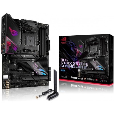 Материнcька плата ASUS STRIX X570-E GAMING WIFI II sAM4 X570 4xDDR4 M.2 HDMI-DP Wi-Fi BT ATX