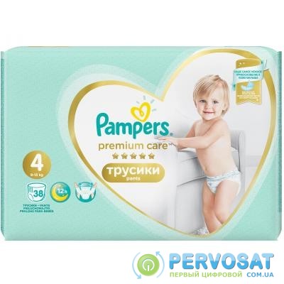 Подгузник Pampers Premium Care Pants Maxi Размер 4 (9-15 кг), 38 шт. (8001090759832)