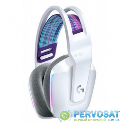Наушники Logitech G733 Lightspeed Wireless RGB Gaming Headset White (981-000883)