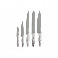 Набір ножів Ardesto Black Mars 5 пр., нержавіюча сталь, пластик Набір ножів Ardesto Black Mars 5 пр., нержавіюча сталь, пластик