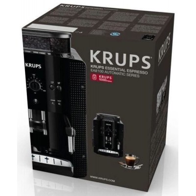Кавомашина Krups Essential , 1,7л, зерно, автомат.капуч, чорний