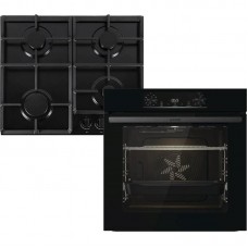 Комплект Gorenje (духовка електрична BO6735E05B + поверхня газова G641EB), 743547, чорн Комплект Gorenje (духовка електрична BO6735E05B + поверхня газова G641EB), 743547, чорн