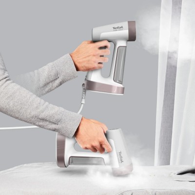 Відпарювач Tefal компактний Pure Force 2в1, 1800Вт, 180мл, постійна пара - 35гр, керам. підошва, білий