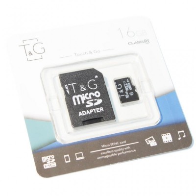 Карта памяти T&G 16GB microSDHC class 10 UHS-I (TG-16GBSD10U1-01)