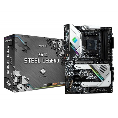 Материнська плата ASRock X570 Steel Legend sAM4 4xDDR4 HDMI-DP M.2 SPDIF Type-C ATX