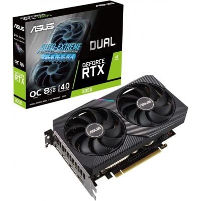 Відеокарта ASUS GeForce RTX 3050 8GB GDDR6 DUAL OC DUAL-RTX3050-O8G