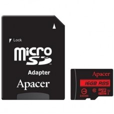 Карта пам'яті Apacer 16GB microSDHC Class10 UHS-I (AP16GMCSH10U5-R) Карта пам'яті Apacer 16GB microSDHC Class10 UHS-I (AP16GMCSH10U5-R)