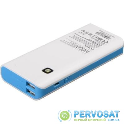 Батарея универсальная ADATA PT100 10000mAh White-Blue (APT100-10000M-5V-CWHBL)