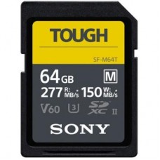 Карта пам'яті SONY 64GB SDXC class 10 UHS-II U3 V60 Tough (SFM64T.SYM) Карта пам'яті SONY 64GB SDXC class 10 UHS-II U3 V60 Tough (SFM64T.SYM)