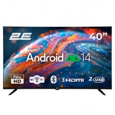 Телевізор 40" 2E LED FHD 60Hz Smart Android Black