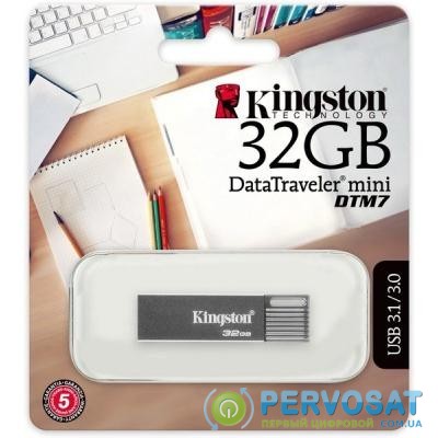 USB флеш накопитель Kingston 32GB DT Mini DTM7 USB 3.0 (DTM7/32GB)