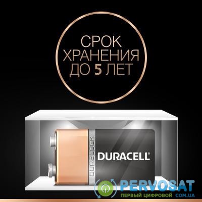 Батарейка Duracell Крона 9V * 1 (5000394066267 / 81483681)